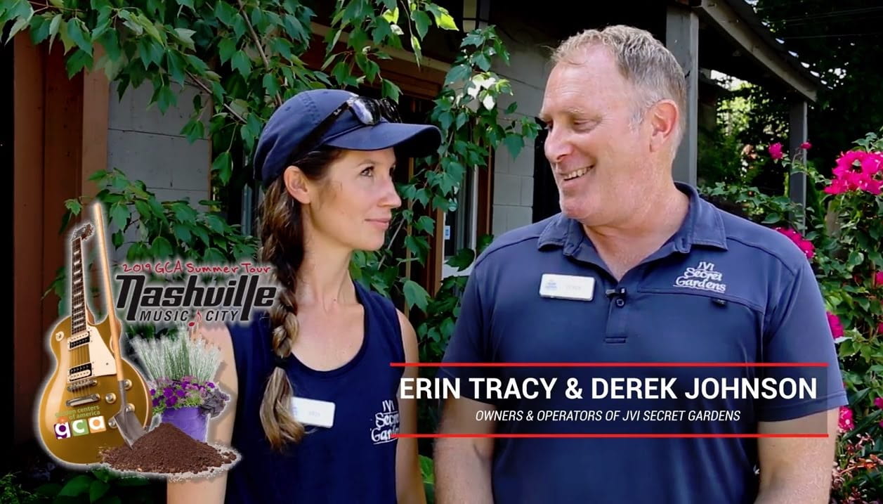 Erin Tracy and Derek Johnson, owners and operators of JVI Secret Gardens